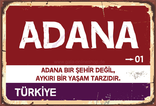 01 Adana Şehir Tabela