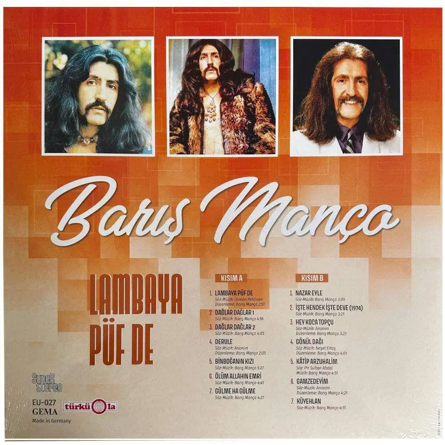 Baris Manco – Lambaya Püf De ( Plak ) LP