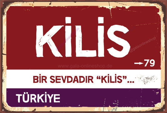 79 Kilis Şehir Tabela