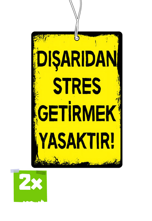 Disardan Stres Getirmek - Duftbaum / Lufterfrischer 2x