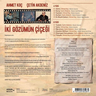 Ahmet Koç & Çetin Akdeniz - İki Gözümün Çiçeği (Plak)