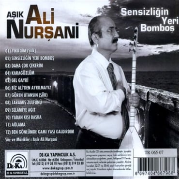 Aşık Ali Nurşani - Sensizliğin Yeri Bomboş (CD)