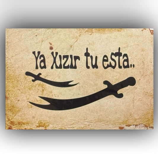Ya Xizir Tu Esta Ahsap Poster