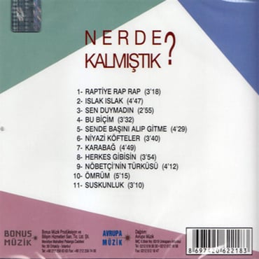 Cem Karaca - Uğur Dikmen - Cahit Berkay - Nerde Kalmıştık (CD)