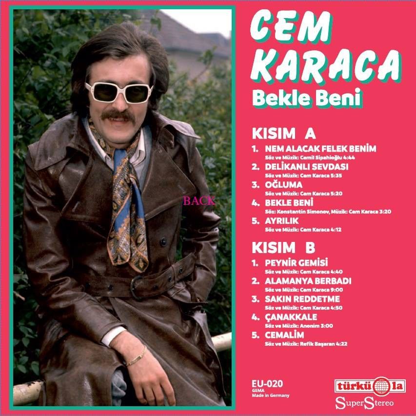 Cem Karaca - Bekle Beni Plak ( Schallplatte )