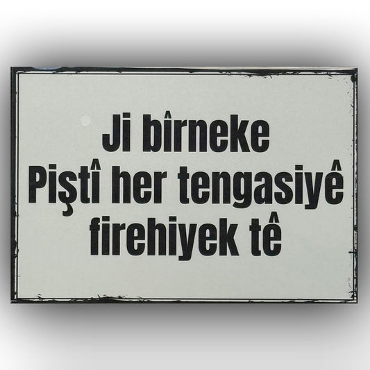 Ji Birneke Ahsap Poster