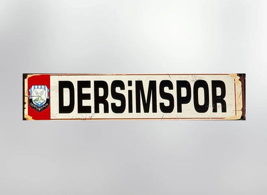Dersimspor Plaka / Kennzeichen