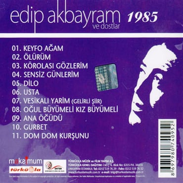 Edip Akbayram - 1985 (CD)