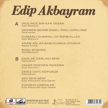 Kayahan - Siyah Işıklar Plak (kayıt) 