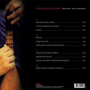 Erkan Oğur - Gülün Kokusu Vardı (2 Plak) LP