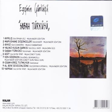 Ezginin Günlüğü - Sabah Türküsü (CD)