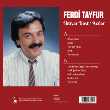 Ferdi Tayfur - İhtiyar Dost / Acılar (Plak) plak 