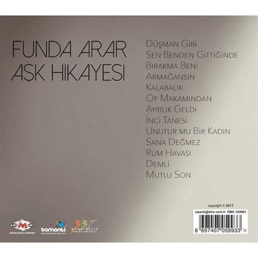 Funda Arar - Aşk Hikayesi (CD)