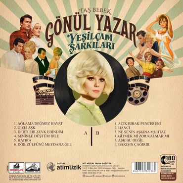 Gönül Yazar - Yeşilçam Şarkıları (Plak) LP