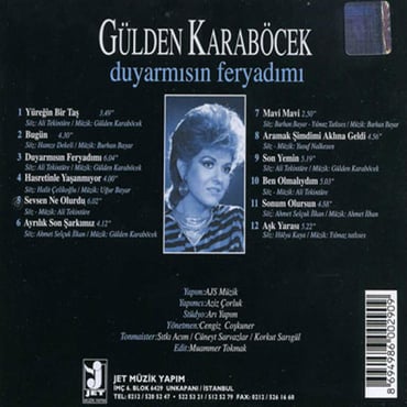 Gülden Karaböcek - Duyarmısın Feryadımı (CD)