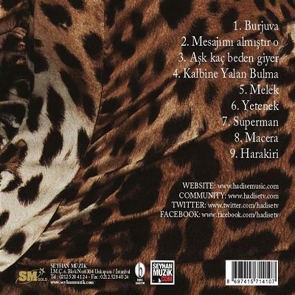 Hadise - Aşk Kaç Beden Giyer (CD)