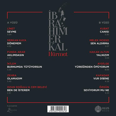 İbrahim Erkal - Hürmet 1 (Özel Solid Kırmızı Plak) ( Schallplatte )