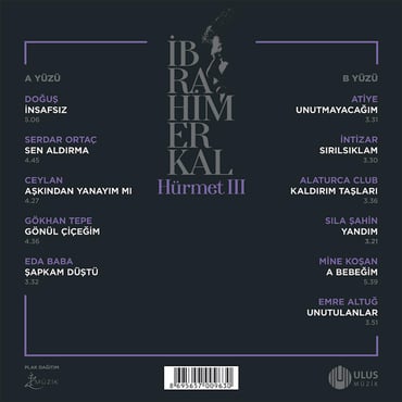 İbrahim Erkal - Hürmet 3 (Özel Solid Mor Plak) ( Schallplatte )