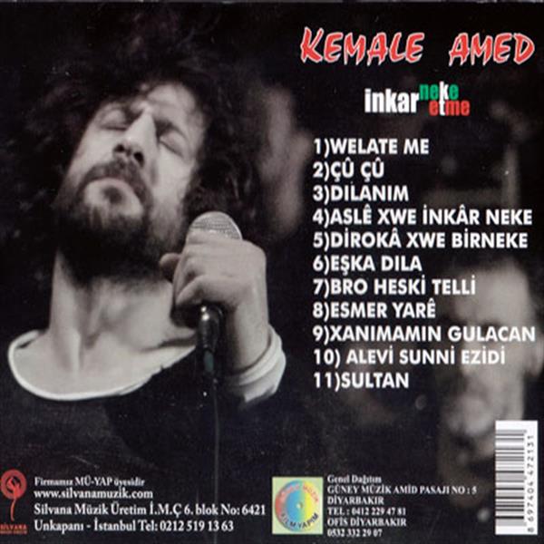 Kemale Amed - İnkar Etme (CD)