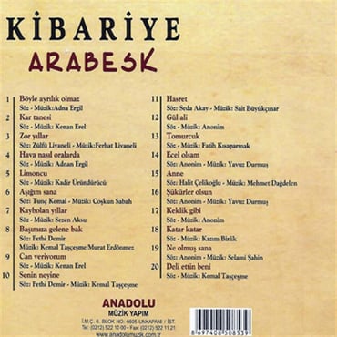 Kibariye - Arabesk (CD)