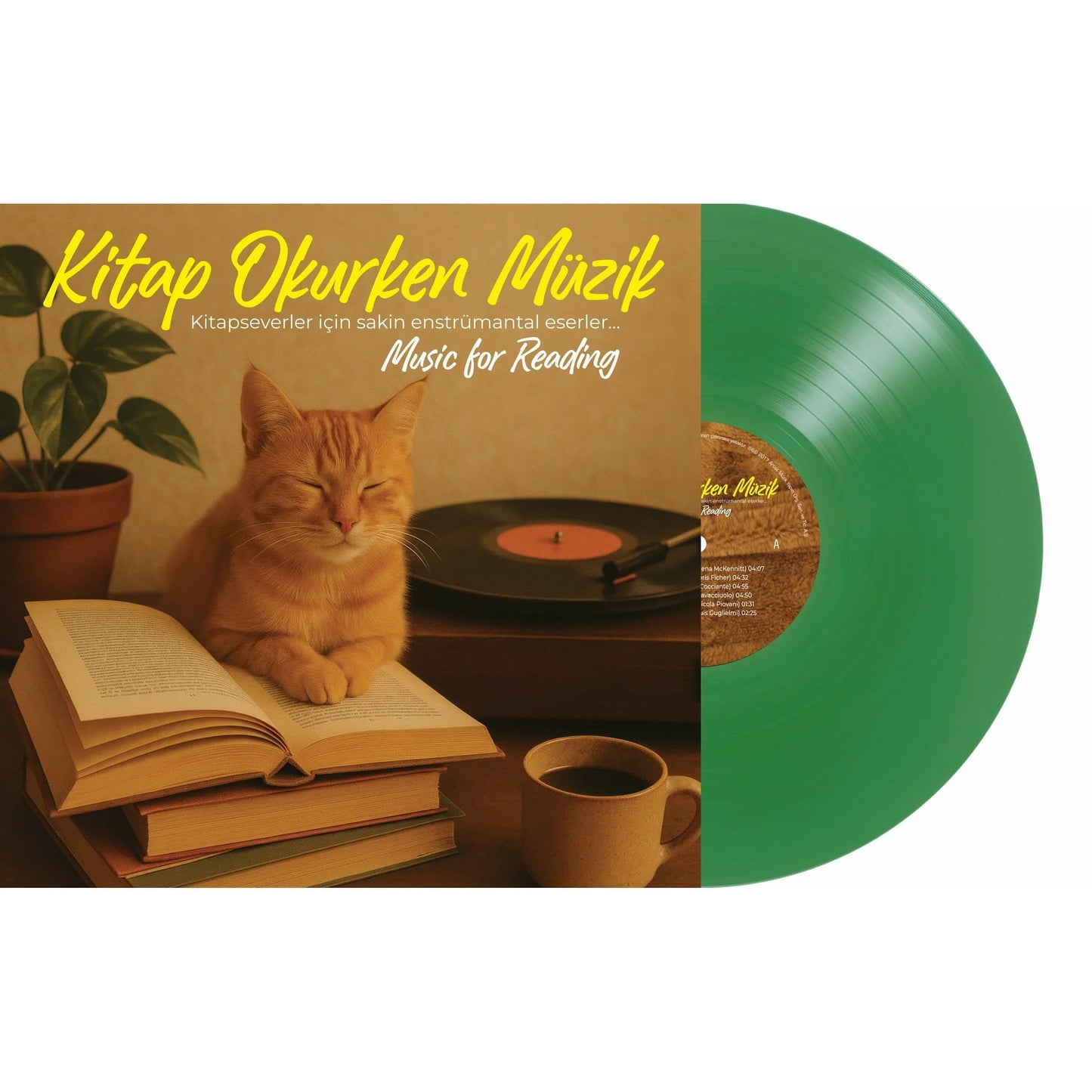 Kitap Okurken Müzik (Özel Baskı Transparan Yeşil Plak) LP