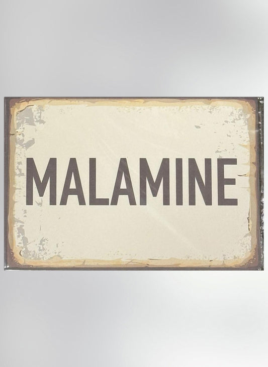 Malamine Retro Ahsap Poster