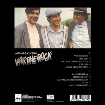 Mazhar Fuat Özkan - Vak The Rock (Plak) vinil plak 