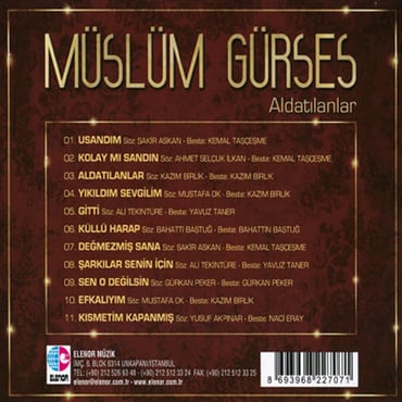 Müslüm Gürses - Bir De Benden Dinleyin (CD) 