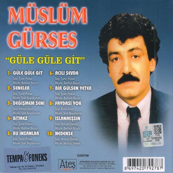 Müslüm Gürses - Güle Güle Git (CD)