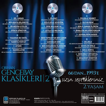 Orhan Gencebay - Klasikleri Vol.2 (3 Plak) 3 LP´s