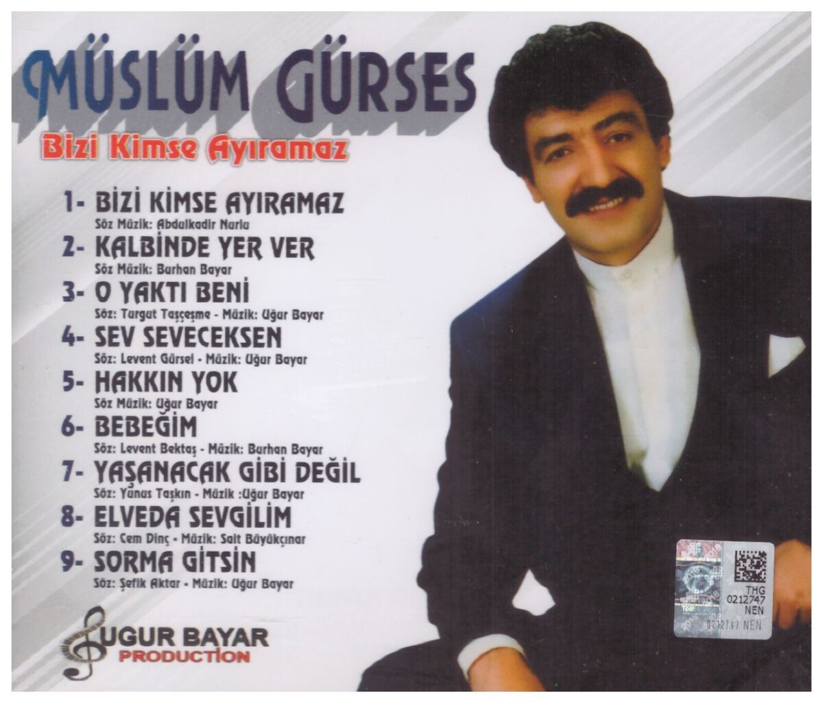 Müslüm Gürses - Bizi Kimse Ayiramaz (CD)