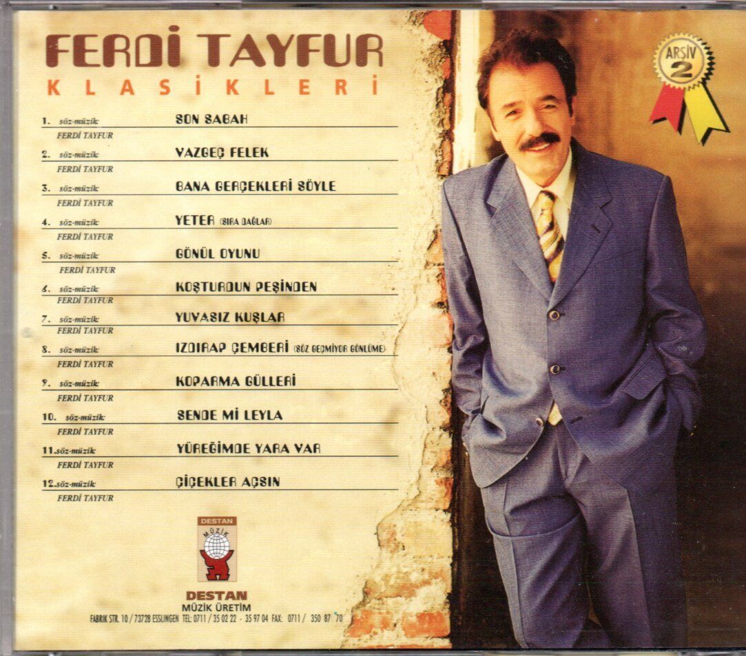 Ferdi Tayfur - Klasikleri (CD) DESTAN