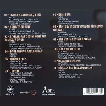 Sabahat Akkiraz ile 50 Yıl ''1970 / 2020'' / (CD)