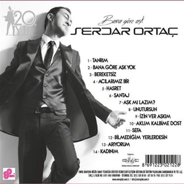 Serdar Ortaç - Bana Göre Aşk (CD)