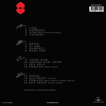 Sezen Aksu - Paşa Gönül Şarkıları (2'li Kırmızı Plak) 2LP´s