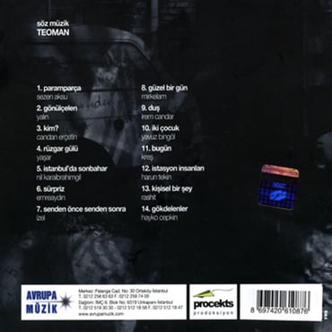 Teoman - Söz Müzik Teoman (CD)
