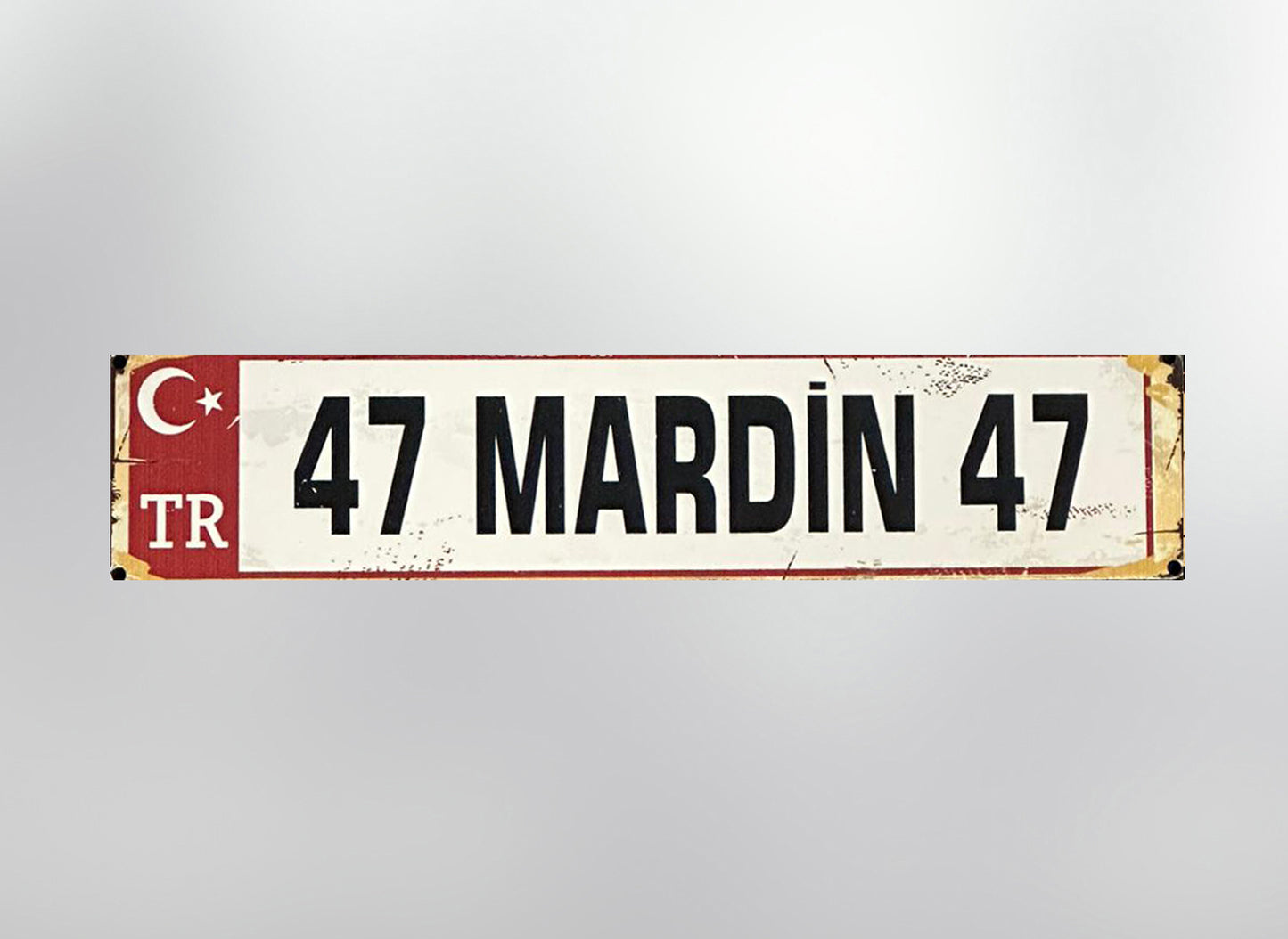 47 Mardin Plaka / Kennzeichen