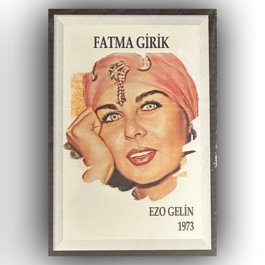 Fatma Girik Ezo Gelin 1973 Retro Ahsap Poster