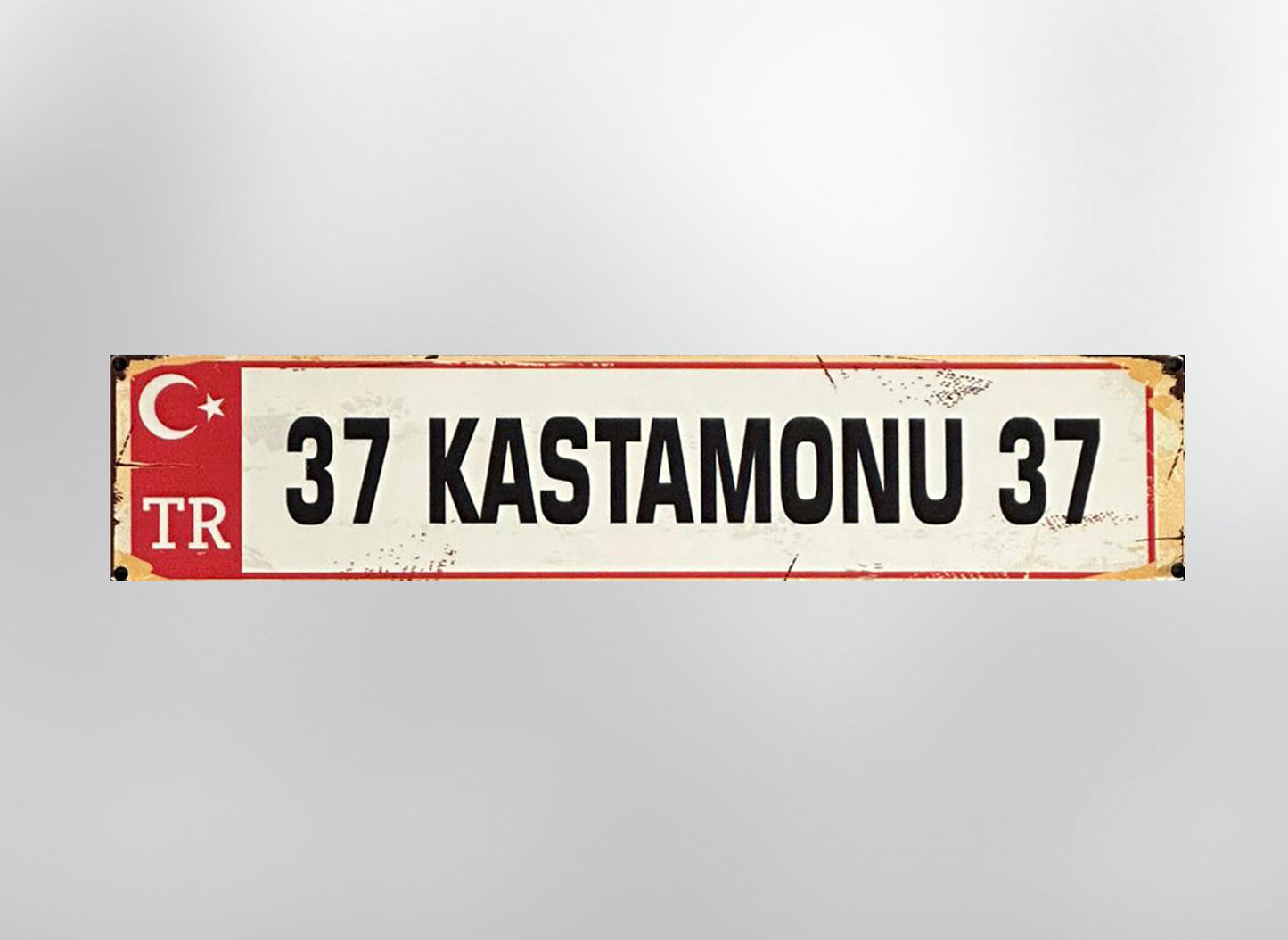 37 Kastamonu Plaka / Kennzeichen