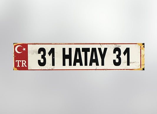 31 Hatay Plaka / Kennzeichen