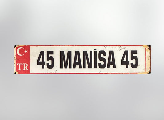 45 Manisa Plaka / Kennzeichen