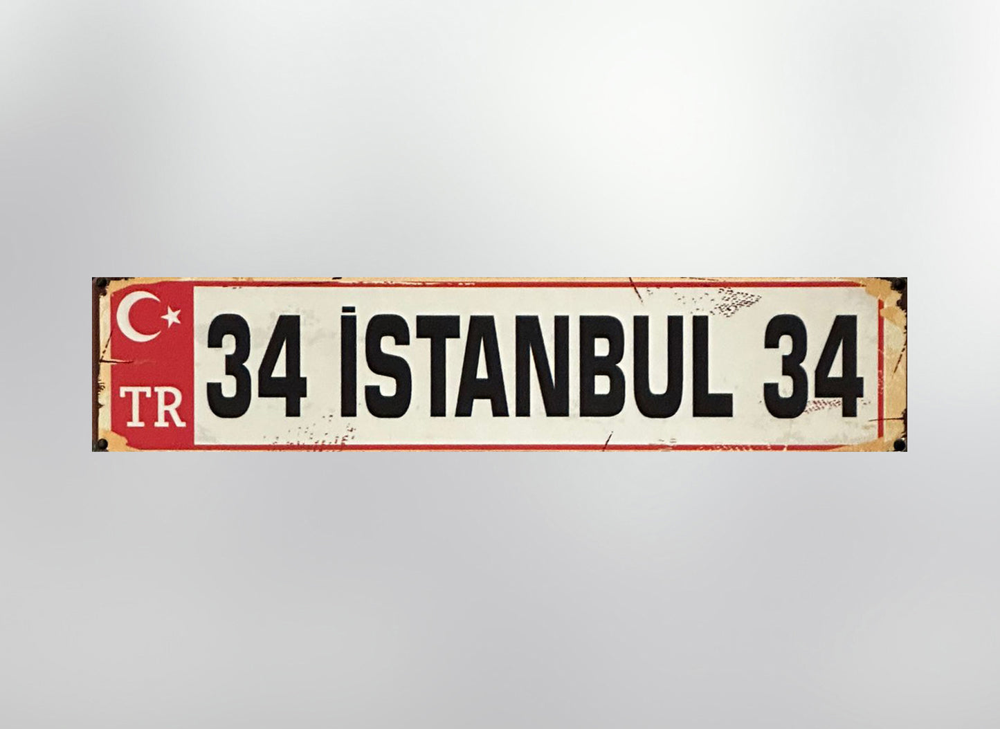 34 Istanbul Plaka