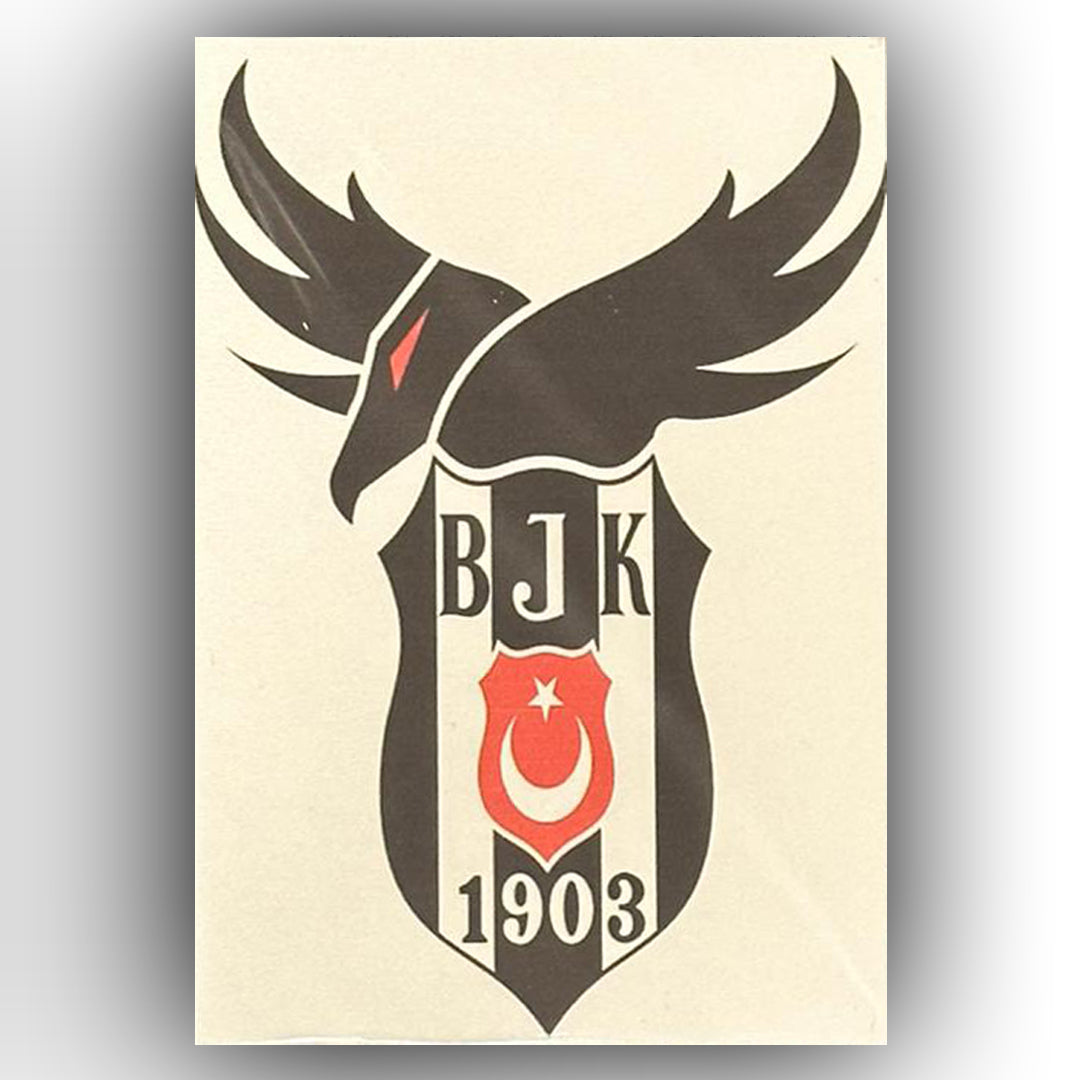 Beşiktaş Kartal Retro Ahsap Poster