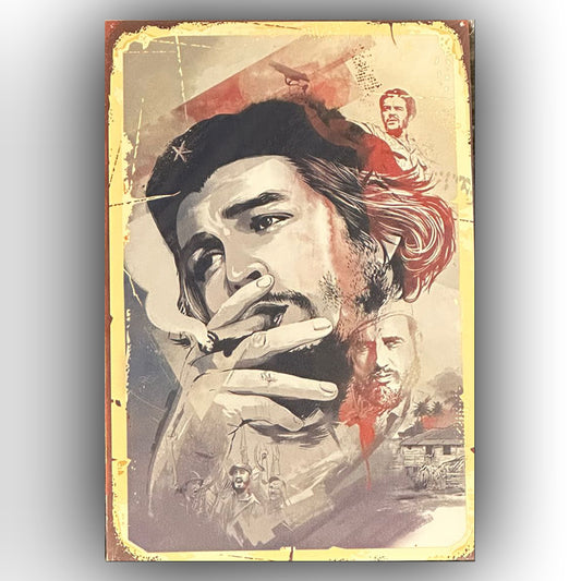 Che Guevara 2 Retro Ahsap Poster