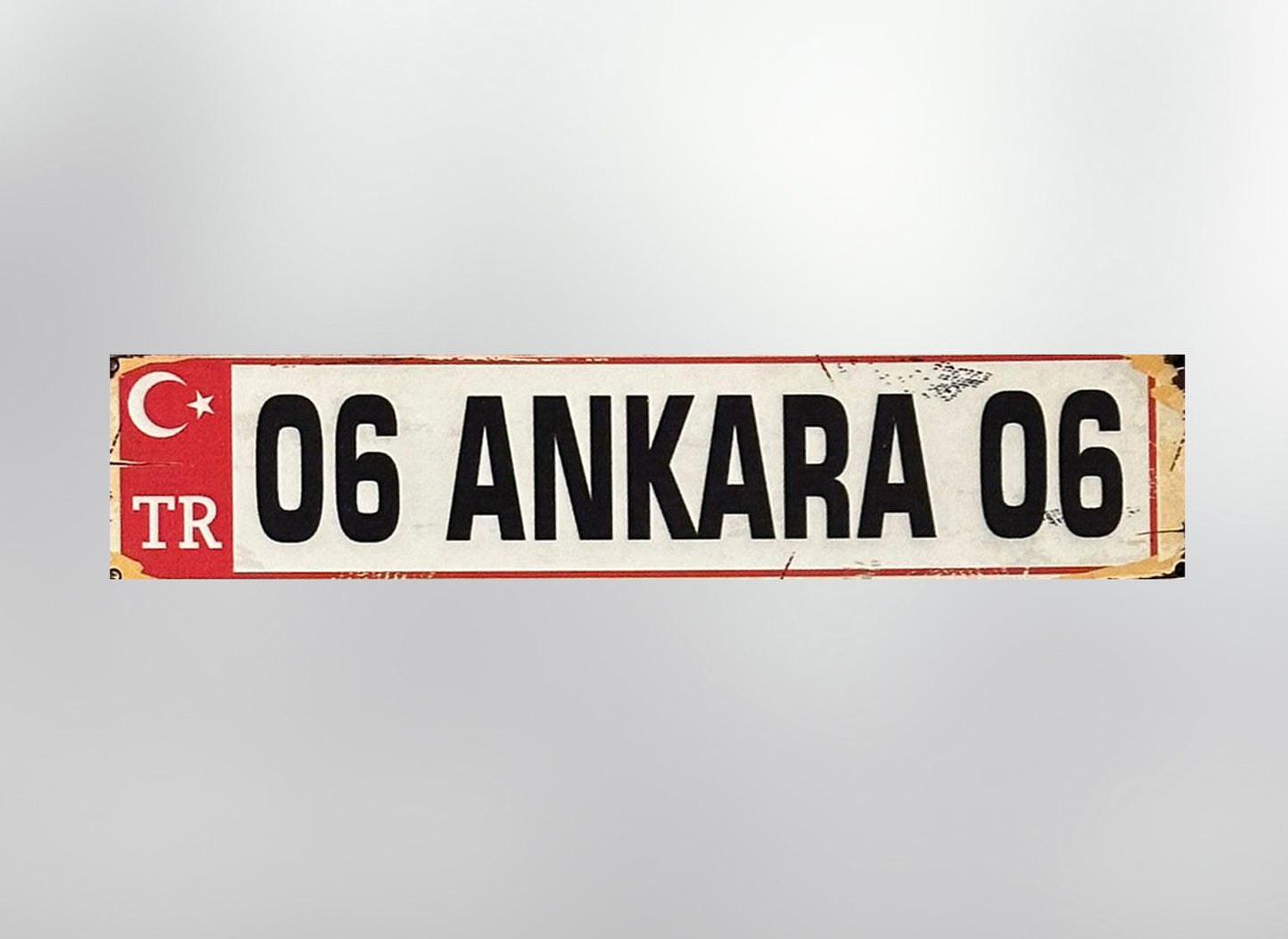 06 Ankara Plaka / Kennzeichen