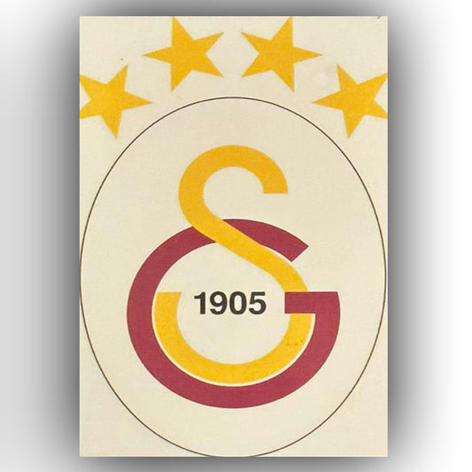 Galatasaray Retro Ahsap Poster