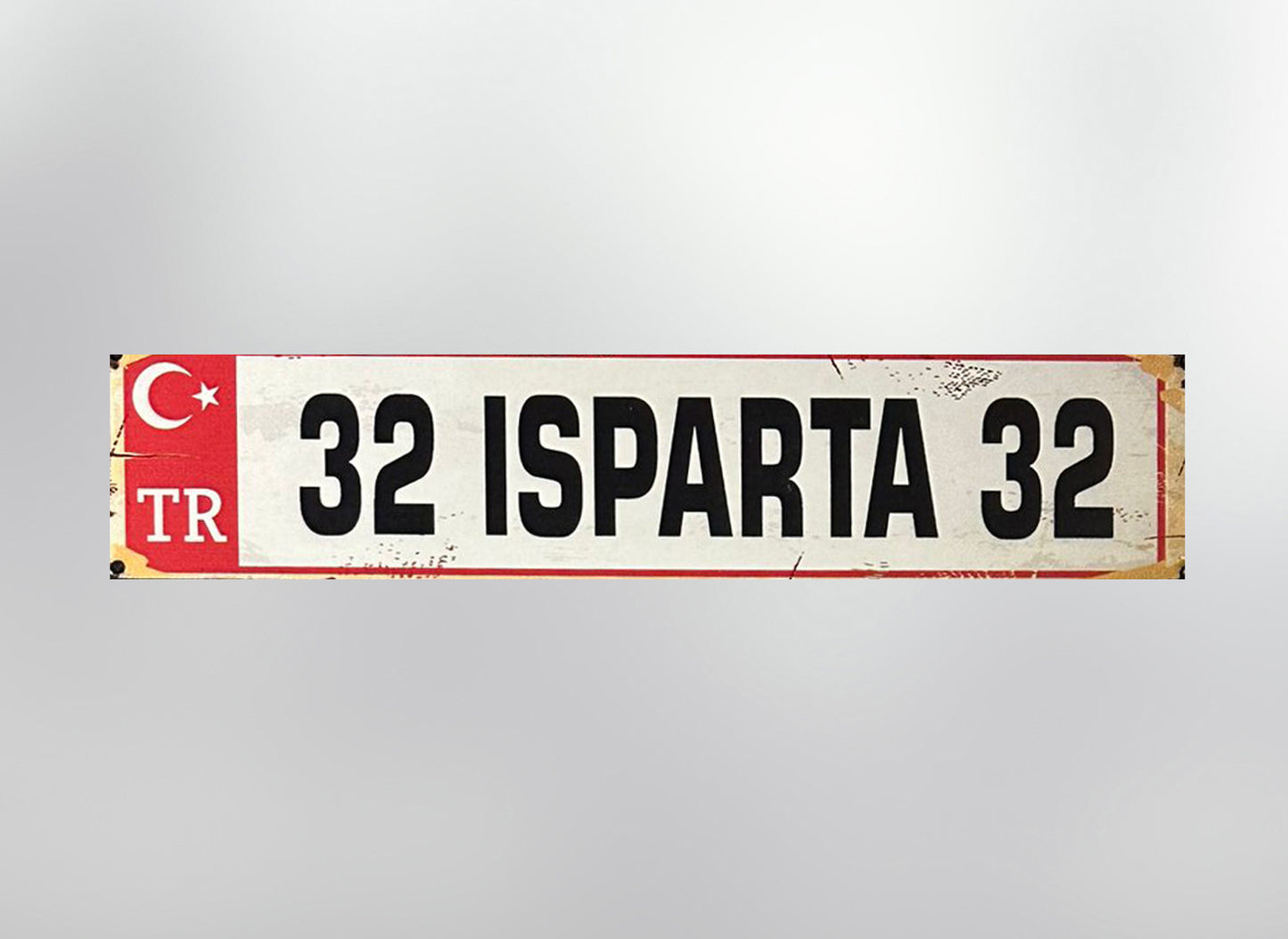 32 Isparta Plaka / Kennzeichen