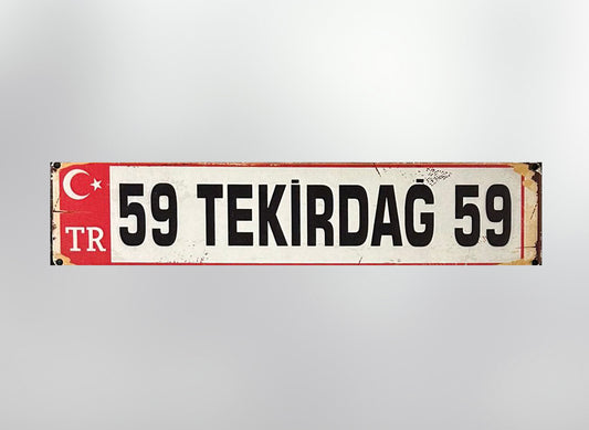 59 Tekirdağ Plaka / Kennzeichen