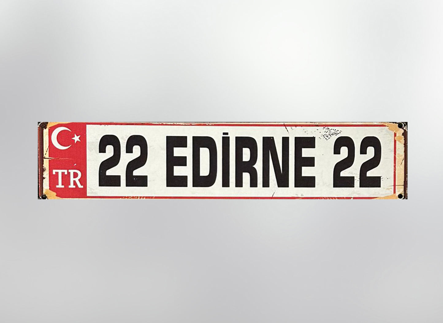 22 Edirne Plaka