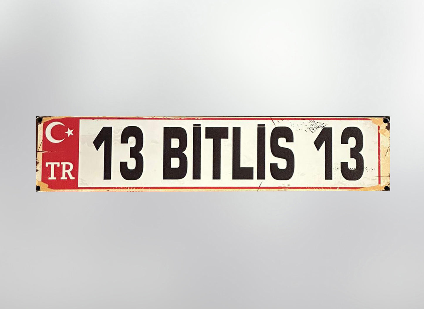 13 Bitlis Plaka / Kennzeichen